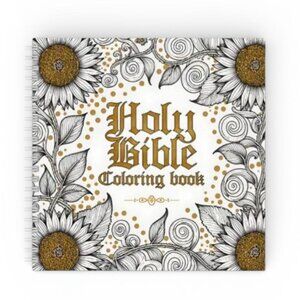 NEW - Advanced Coloring Book "Color The Bible" Messages & Quotes